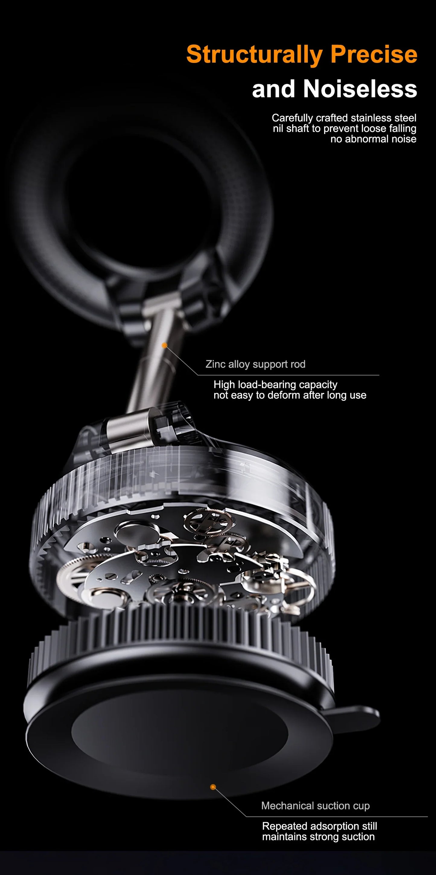 Vacuum Suction Magnetic Bracket Phone Holder