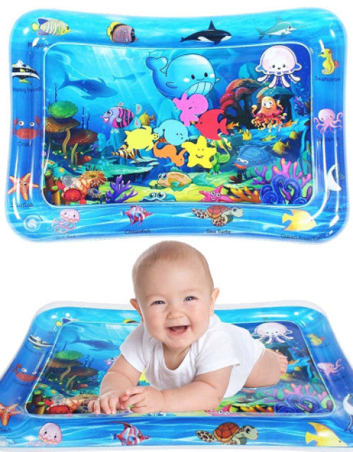 Baby Water Mat Toys Tummy Time Leakproof Water Mat