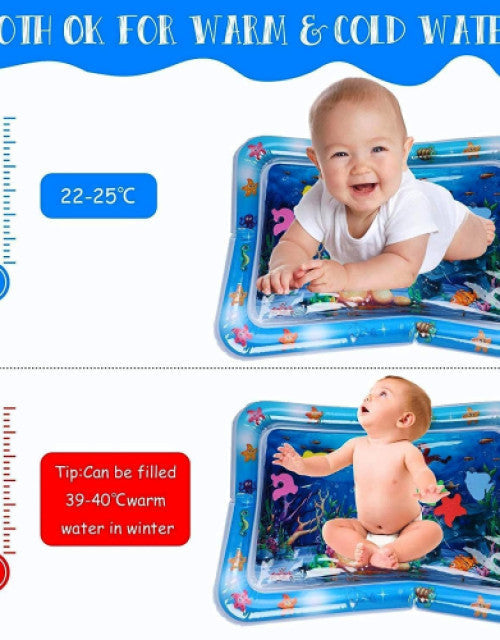 Baby Water Mat Toys Tummy Time Leakproof Water Mat