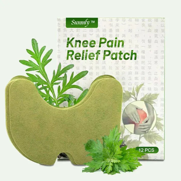 Natural Knee & Joint Pain Relief Patches – Mugwort Herbal Therapy for Long-Lasting Comfort (10PCS)
